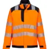 Portwest FR722 PW3 Modaflame Work HVO Multi-Norm FR Jacket in Orange/Black