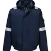 Portwest FR731 Bizflame Work+ FR Insulated Bomber Jacket in Navy