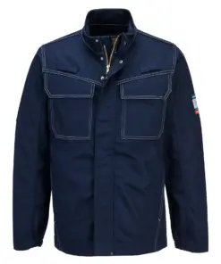 Portwest FR749 Bizflame Work FR Jacket in Navy