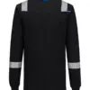 Portwest FR751 WX3 Modaflame Knit FR Long Sleeve T-Shirt in Black