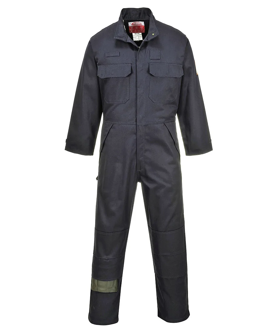 Portwest FR80 Bizflame Work+ FR Coverall in Navy