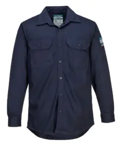 Portwest FR89 Bizflame 88/12 FR Shirt in Navy