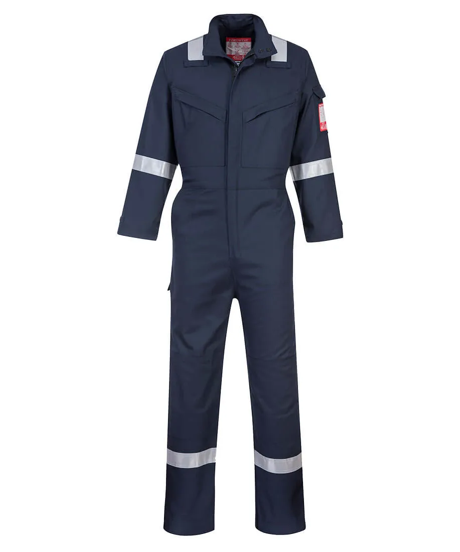 Portwest FR93 Bizflame Industry FR Coverall in Navy