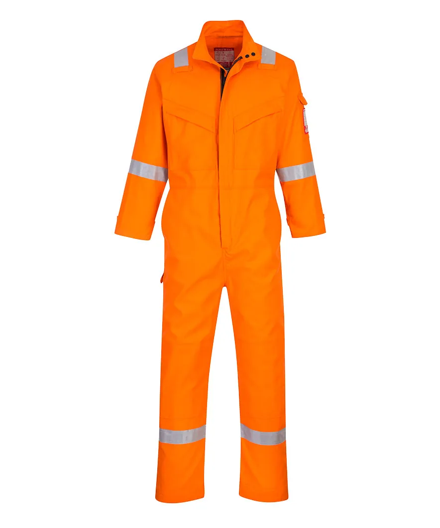 Portwest FR93 Bizflame Industry FR Coverall in Orange