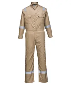 Portwest FR94 Bizflame 88/12 Iona FR Coverall in Khaki
