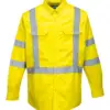 Portwest FR95 Bizflame 88/12 Hi-Vis FR Shirt in Yellow