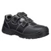 Portwest FS70 Steel Action Leather Sandal S1P SR FO in Black/Grey