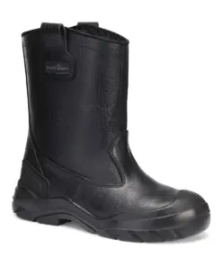 Portwest FT23 Steel Leather Winter Rigger S3 CI HI FO SC SR in Black
