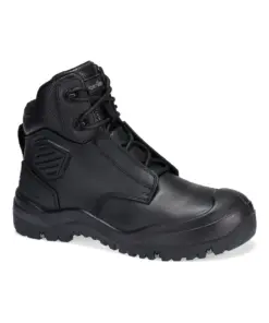 Portwest FT30 Steel Leather Ankle Boot S3 SC HRO HI CI LG SR FO in Black