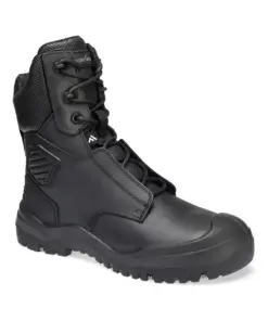 Portwest FT31 Steel Leather Shin Boot S3 SC HRO HI CI LG SR FO in Black