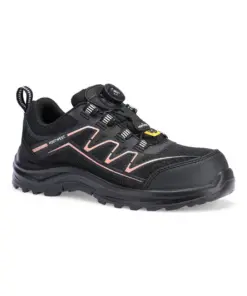 Portwest FT34 Composite Women's KPU Trainer S1PS FO SR ESD in Black/Rose