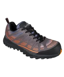 Portwest FT36 Composite KPU and Mesh Trainer S1PS FO SR in Orange/Black