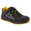 Portwest FT50 Steel Leather and Textile Trainer S1 FO SR in Black