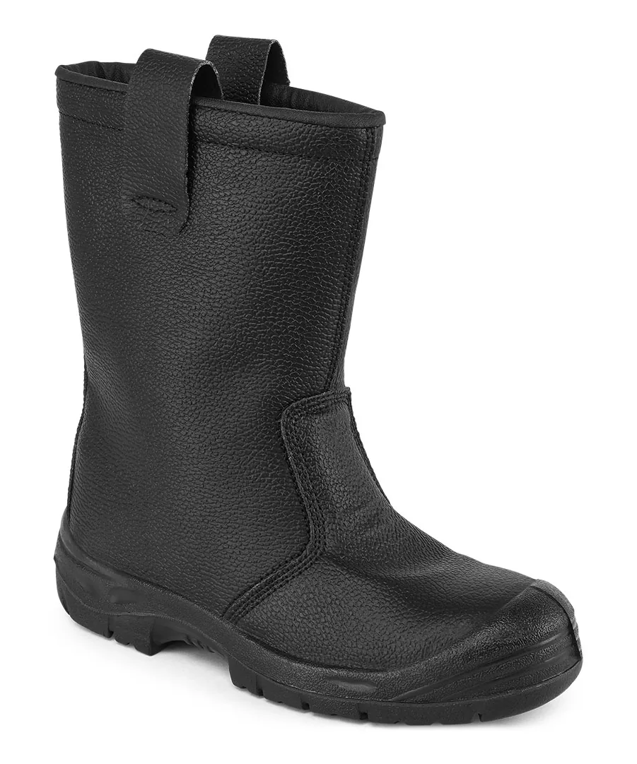 Portwest FW29 Steel Leather Rigger Boot S3 SR in Black