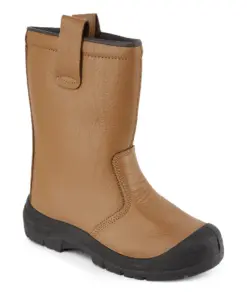 Portwest FW29 Steel Leather Rigger Boot S3 SR in Tan
