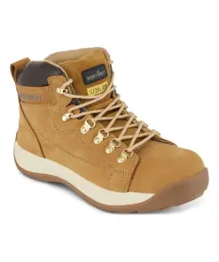 Portwest FW31 Steel Nubuck Leather Mid Boot SB HRO in Honey