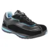 Portwest FW39 Steel Leather Trainer S1P HRO SR in Black