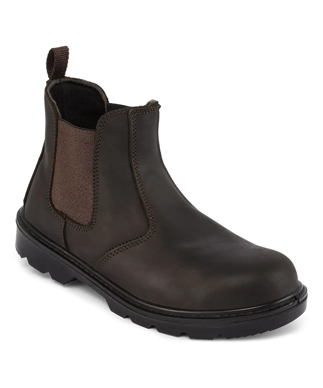 Portwest FW51 Steel Leather Dealer Boot S1P FO SR in Brown