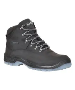 Portwest FW57 Steel Leather Ankle Boot S7 FO SR in Black