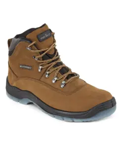 Portwest FW57 Steel Leather Ankle Boot S7 FO SR in Brown