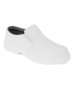 Portwest FW58 Occupational Microfibre Slip On Shoe O2 FO SR in White