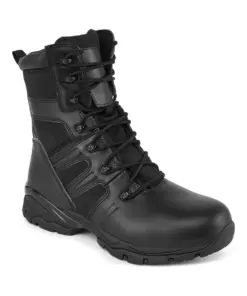 Portwest FW65 Steel Action Leather and Mesh High Boot S3 SR HRO in Black