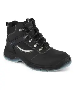 Portwest FW69 Steel Leather Hiker Boot S3 SR FO in Black