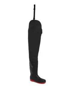 Portwest FW71 Steel PVC Waist Wader S5 FO in Black