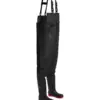 Portwest FW74 Steel PVC Chest Wader S5 FO in Black