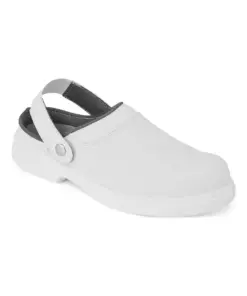 Portwest FW82 Steel Microfibre Clog SB FO SR WPA E A in White
