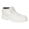 Portwest FW83 Steel Microfibre Slip On Boot S2 FO SR in White