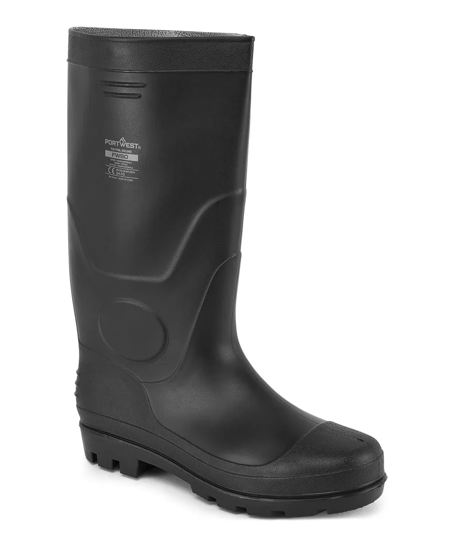 Portwest FW90 Occupational PVC Wellington O4 FO in Black
