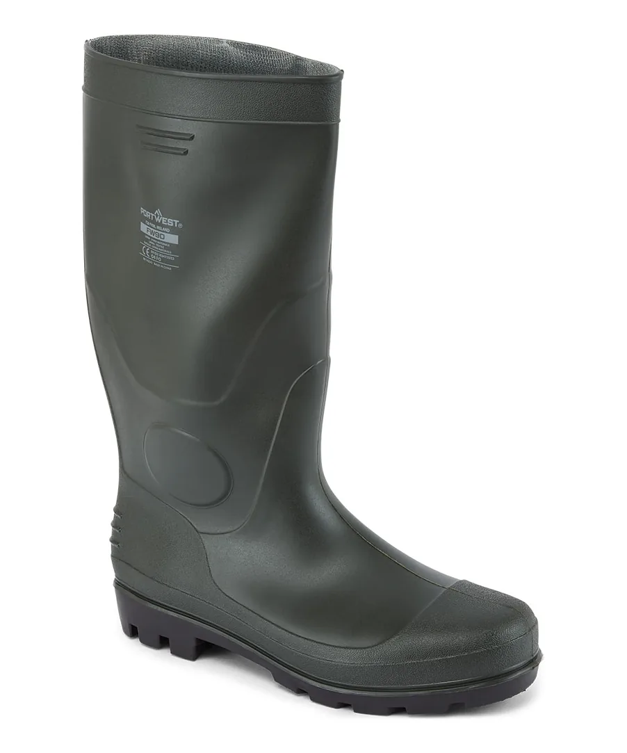 Portwest FW90 Occupational PVC Wellington O4 FO in Green