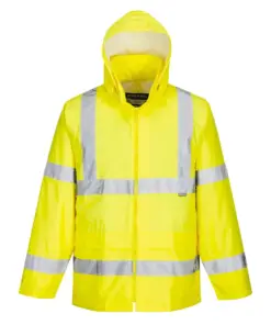 Portwest H440 Hi-Vis Rain Jacket in Yellow