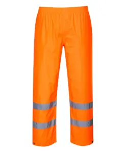 Portwest H441 Hi-Vis Rain Trousers in Orange