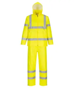 Portwest H448 Hi-Vis Rain Suit in Yellow