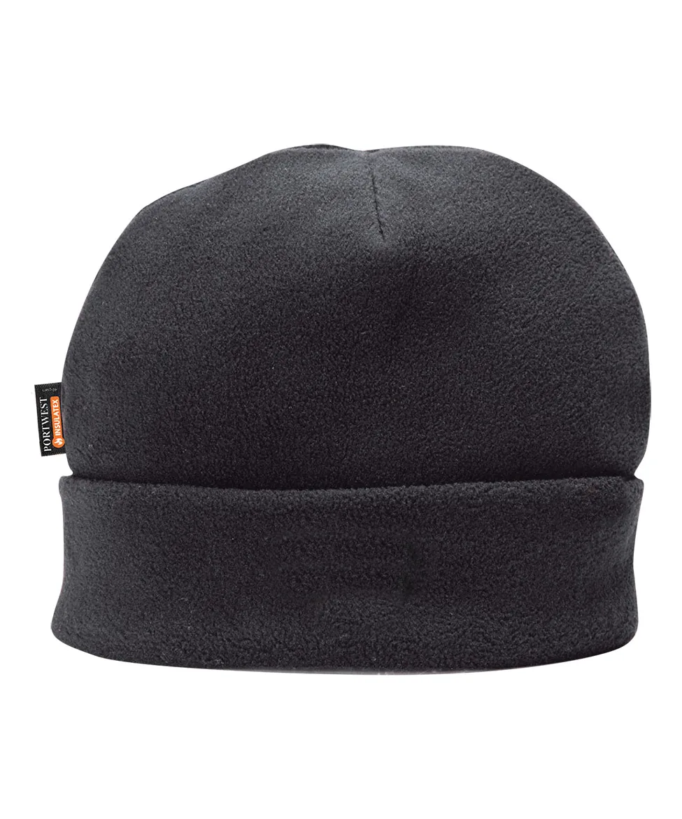 Portwest HA10 Insulated Fleece Beanie in Black