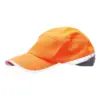 Portwest HB10 Hi-Vis Baseball Cap in Orange/Navy