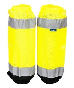 Portwest HV389 Hi-Vis Contrast Gaiters in Yellow/Black