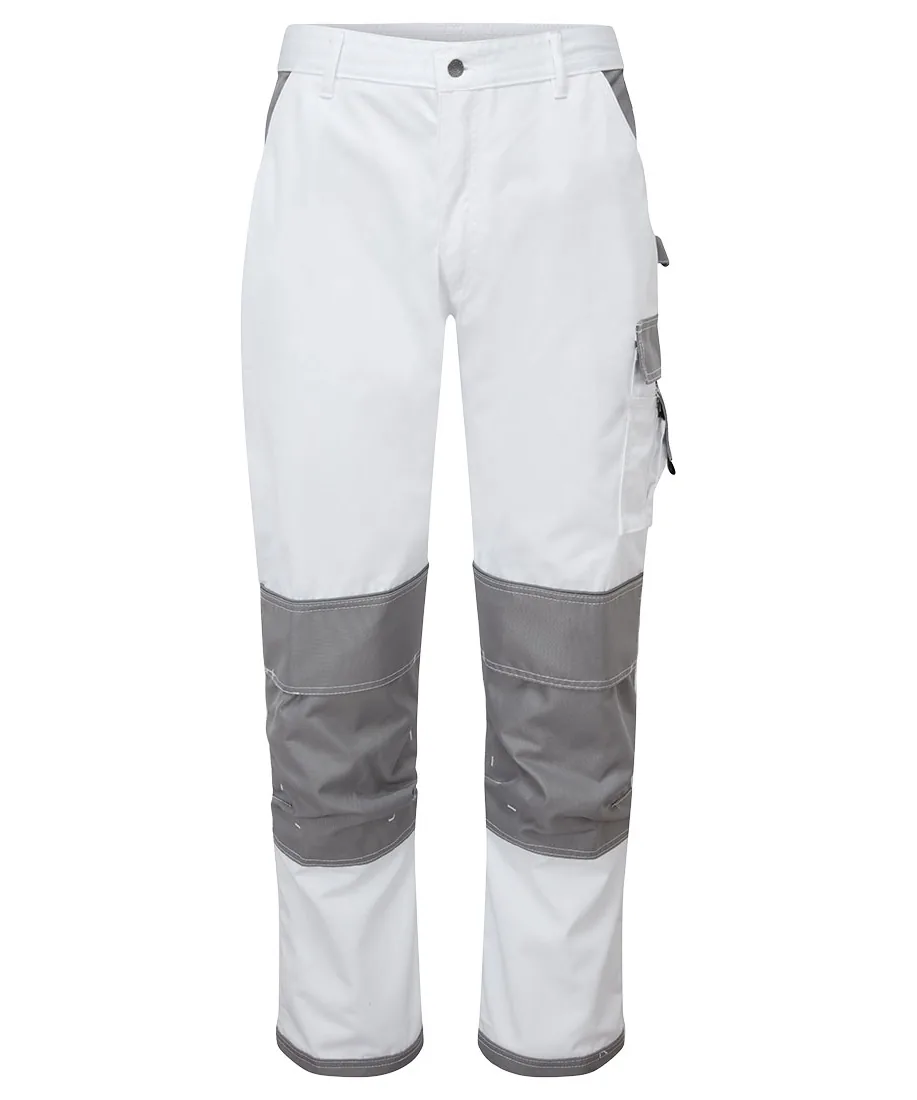 Portwest KS54 Painters Pro Trousers in White