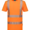 Portwest KX301 KX3 Hi-Vis Sports T-shirt Short Sleeve in Orange
