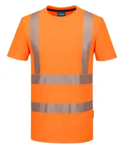 Portwest KX301 KX3 Hi-Vis Sports T-shirt Short Sleeve in Orange