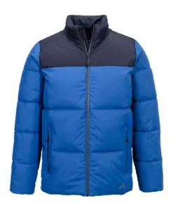 Portwest KX306 KX3 Sport Downlike Baffle Jacket in Quartz/Dark Navy
