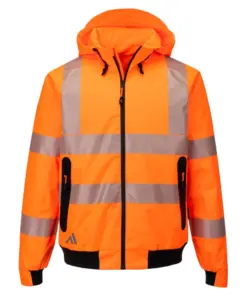 Portwest KX315 KX3 Sport Hi-Vis Rain Bomber in Orange