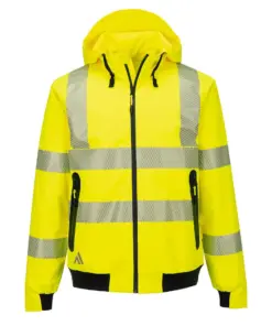 Portwest KX315 KX3 Sport Hi-Vis Rain Bomber in Yellow