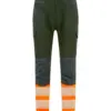 Portwest KX341 PW3 Hi-Vis Flexi Class 1 Joggers in Black/Orange