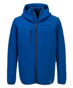 Portwest KX372 KX3 Sport Zip Hooded Sweater in Quartz Blue