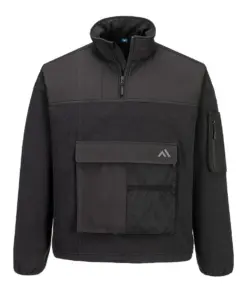 Portwest KX378 KX3 Sport 1/4 Zip Fleece in Black
