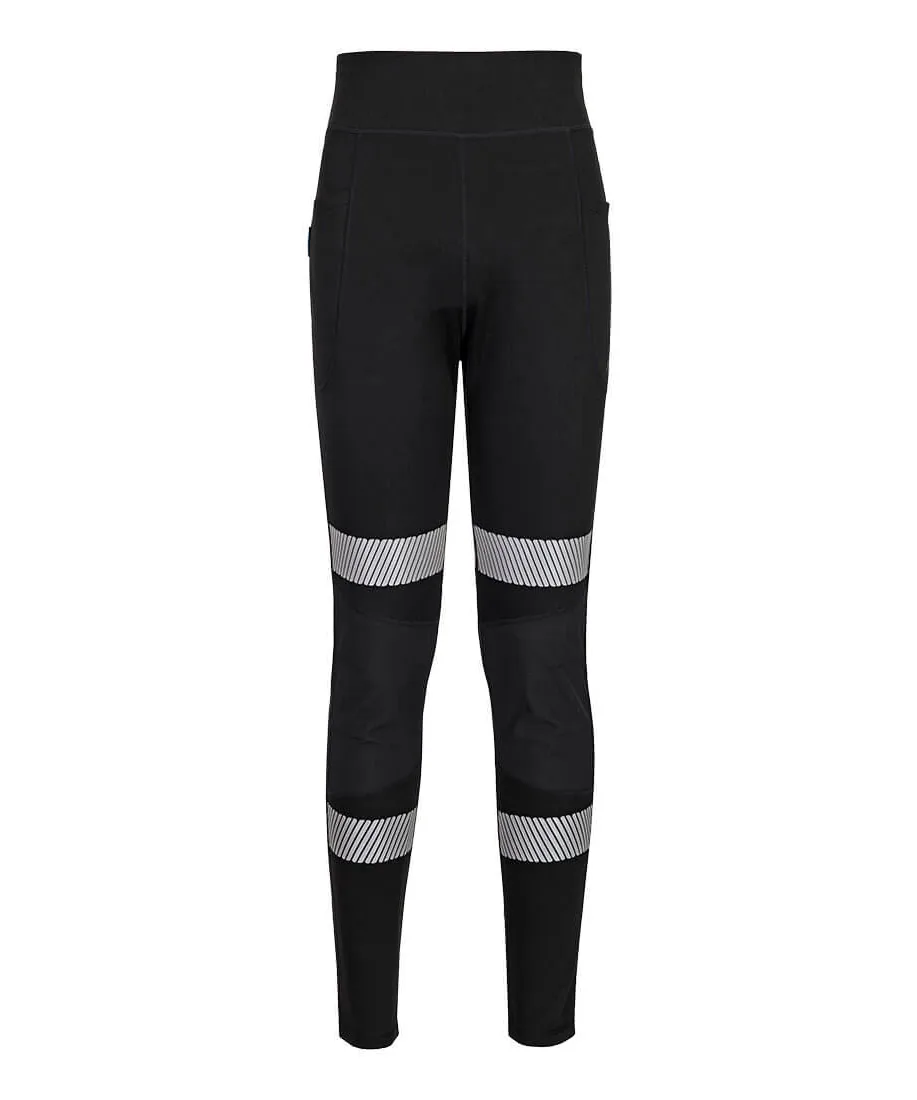 Portwest KX381 KX3 Enhanced Women's Flexi Work Leggings in Black