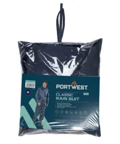 Portwest L440 Essentials Rainsuit (2 Piece Suit) in Navy
